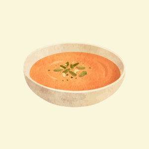 Soep van de dag met focaccia