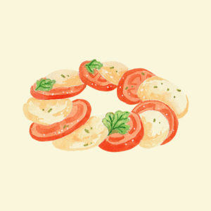 Tosti Caprese