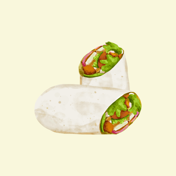 Wrap Pulled chicken