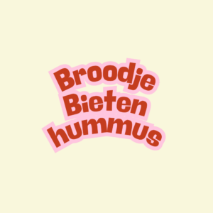 Broodje Bietenhummus