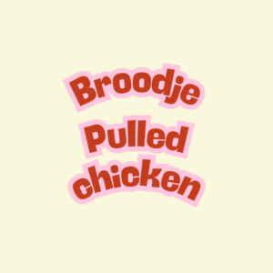 Broodje Pulled chicken
