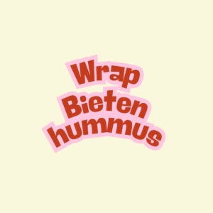 Wrap Bietenhummus